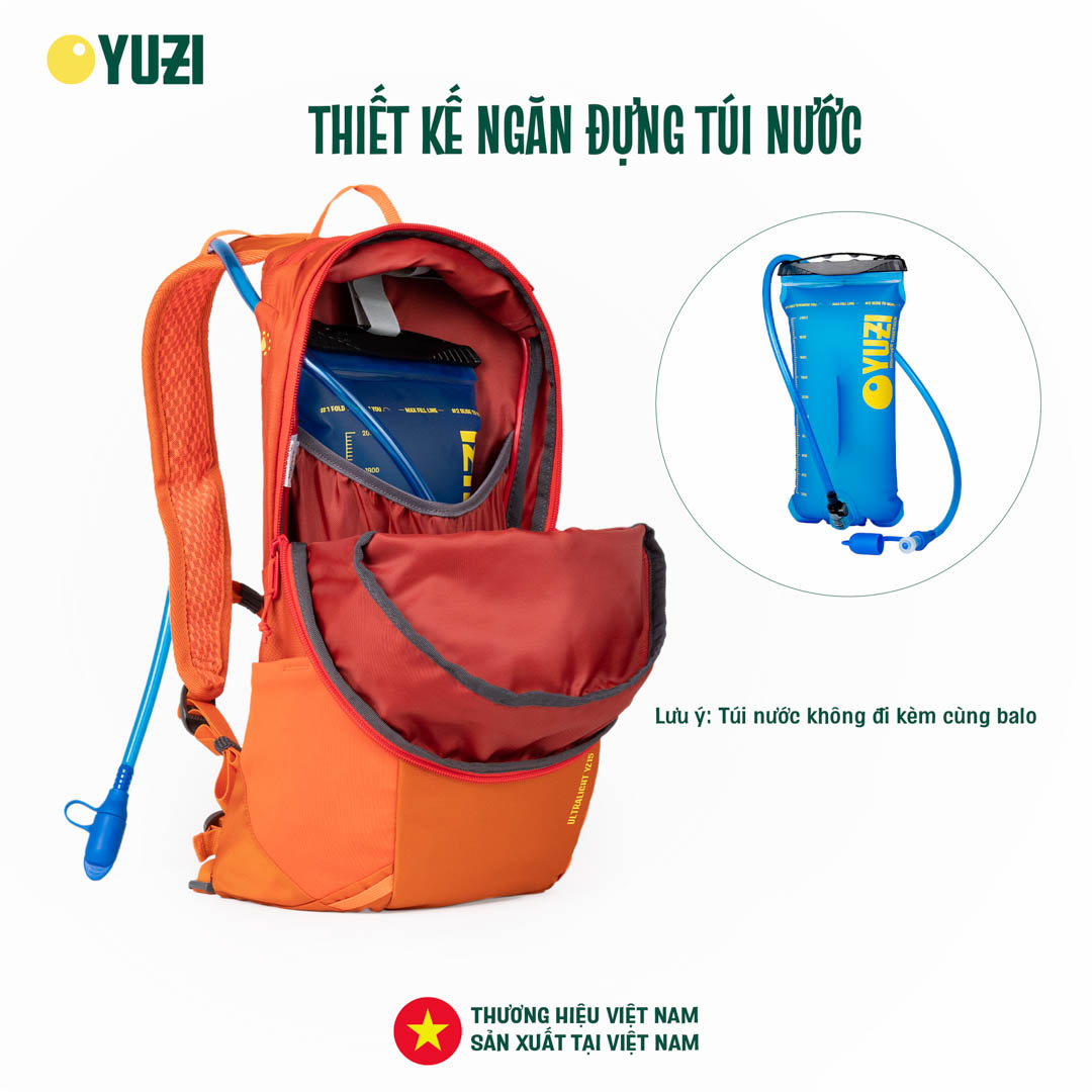 Balo leo núi dung tích 15 lít Yuzi Ultralight YZ15