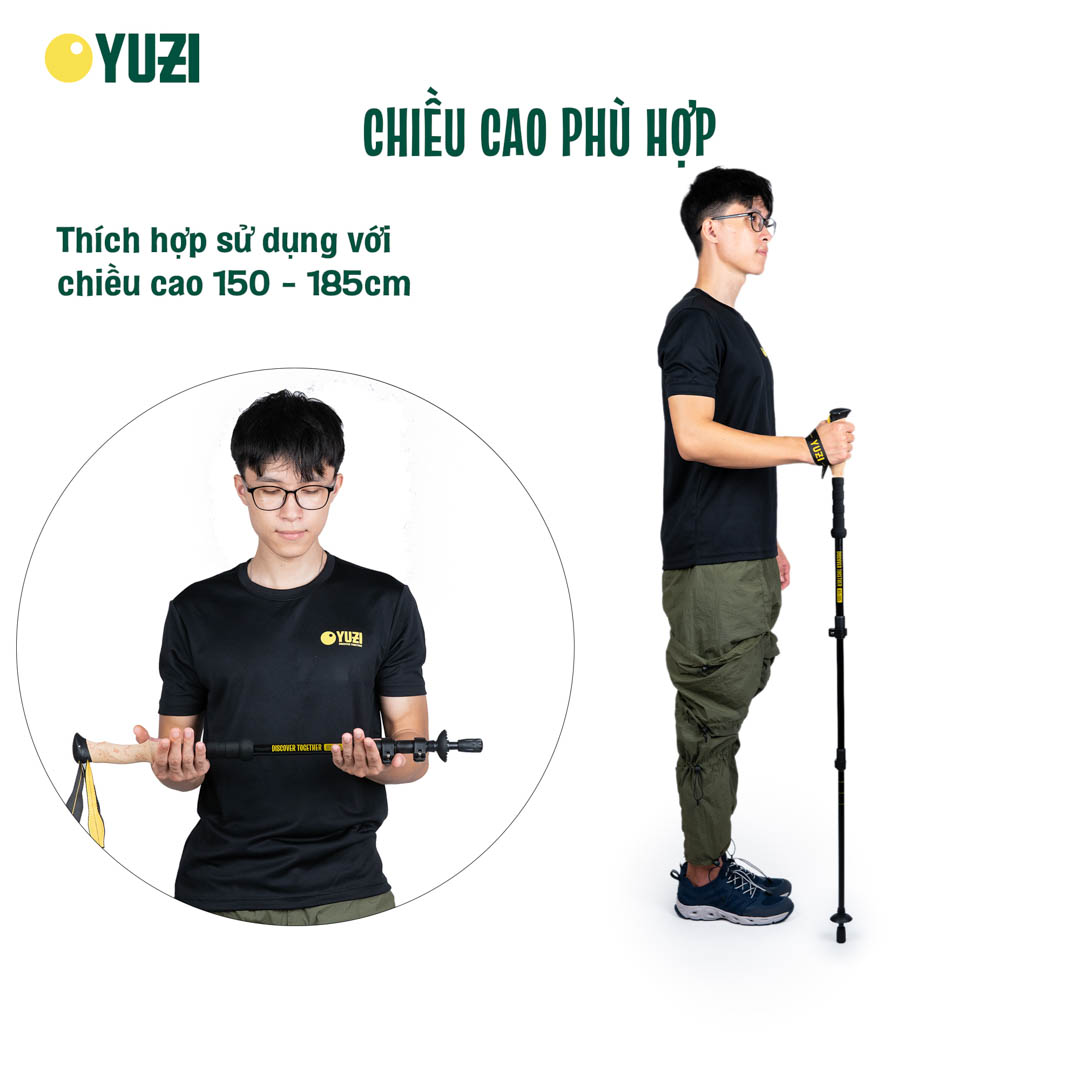 Gậy leo núi trekking Yuzi Trek YZ65135