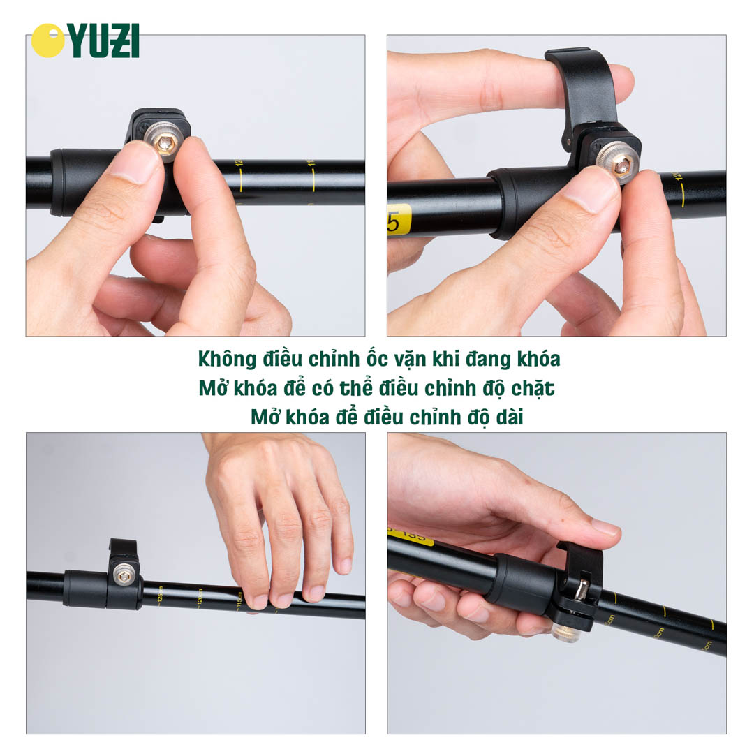 Gậy leo núi trekking Yuzi Trek YZ65135